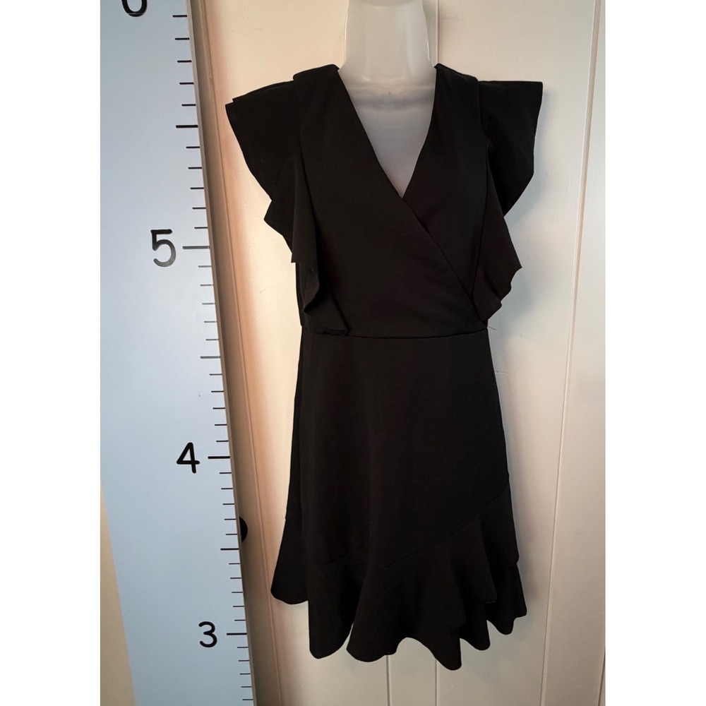 Altar'd State Fairy Goth Black Ruffles Tiered Dress Women's Medium